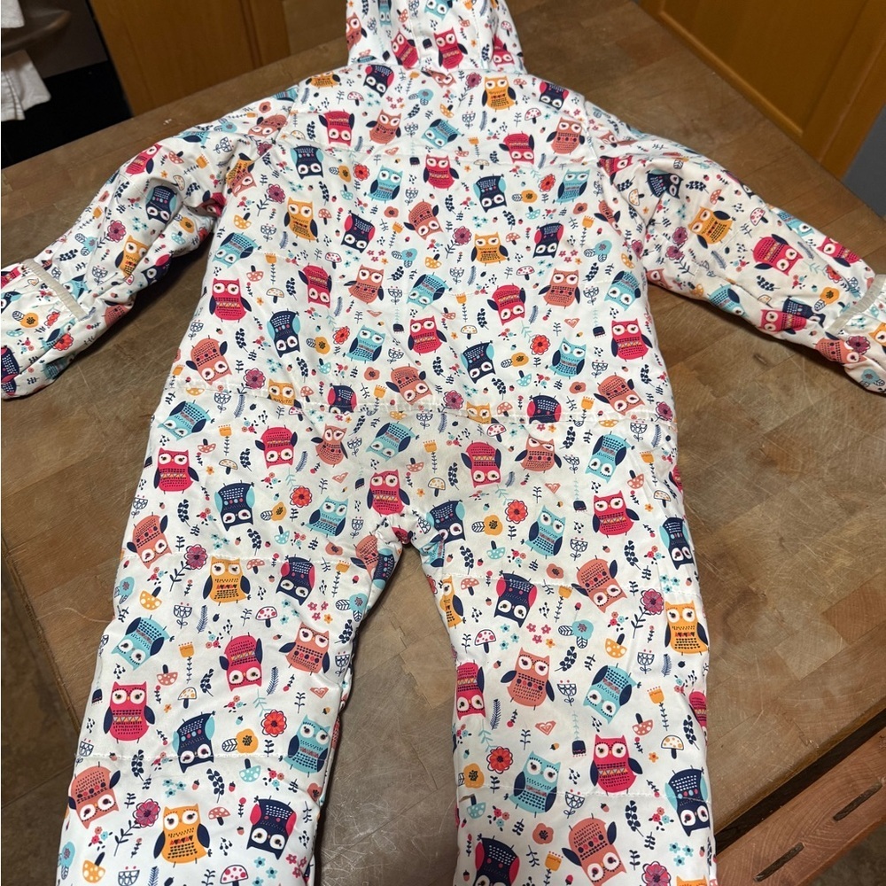 ROXY Dryflight 10K technology Colorful Owl Print Baby Snowsuit Baby Sz 18 Months - Picture 8 of 12